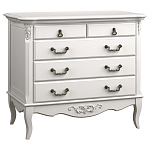 Комод белый из массива бука в стиле прованс White Provence варинант исполнения - 3 | Loft Concept в Краснодаре