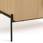 Шкаф с геометрическим рисунком на дверцах Anders Light Wood варинант исполнения - 6 | Loft Concept в Краснодаре