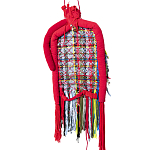 Настенный ковер разноцветный из одежды Heart варинант исполнения - 2 | Loft Concept в Краснодаре