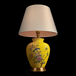 Настольная лампа желтая с изображением птиц Slip Away варинант исполнения - 10 | Loft Concept в Краснодаре