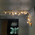 Потолочный светильник с настенным креплением в виде дерева Escape of Light варинант исполнения - 1 | Loft Concept в Краснодаре