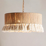 Люстра круглая плетеная с кисточками Solar Glow варинант исполнения - 9 | Loft Concept в Краснодаре