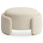 Круглая Оттоманка Alice ткань букле варинант исполнения - 2 | Loft Concept в Краснодаре