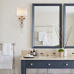 Бра с цветочным основанием и тканевым абажуром Tugella Flower Lamp варинант исполнения - 3 | Loft Concept в Краснодаре