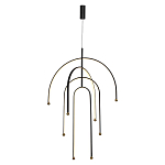 Люстра подвесная с дугообразными изогнутыми элементами Luke Lampco Tracer Lamp варинант исполнения - 5 | Loft Concept в Краснодаре