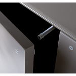 Комод со стеклянной столешницей и с выдвижными ящиками Minimalist Accent варинант исполнения - 4 | Loft Concept в Краснодаре