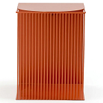 Оранжевый приставной стол из металла Lattice варинант исполнения - 2 | Loft Concept в Краснодаре