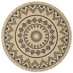 Ковер круглый из комбинированного состава Fantasy варинант исполнения - 1 | Loft Concept в Краснодаре