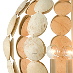 Люстра в форме шара с декором из круглых декоративных элементов Texture Discs варинант исполнения - 1 | Loft Concept в Краснодаре