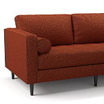 Мебельная ткань Шенилл терракотовый цвет 138 см T4-44 варинант исполнения - 1 | Loft Concept в Краснодаре