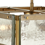 Потолочный светильник квадратный из толстого литого стекла Cast Glass варинант исполнения - 2 | Loft Concept в Краснодаре