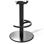 Барный стул вращающийся со спинкой Бежевый Велюр Vendramin Chair варинант исполнения - 4 | Loft Concept в Краснодаре