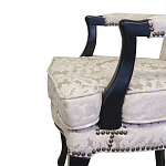 Кресло c растительным орнаментом Aubrey Classical Armchair beige jacquard варинант исполнения - 4 | Loft Concept в Краснодаре