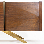 ТВ-тумба в цвете американский орех Introduce варинант исполнения - 4 | Loft Concept в Краснодаре