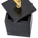 Мраморная шкатулка с бюстом из металла KELLY WEARSTLER варинант исполнения - 5 | Loft Concept в Краснодаре