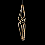 Подвесной светильник с декоративными элементами в виде кристаллов Smooth Shine варинант исполнения - 2 | Loft Concept в Краснодаре