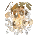 Бра с декоративными подвесками из прозрачного стекла в форме монеток FAIRYTREE Light варинант исполнения - 2 | Loft Concept в Краснодаре