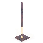 Ручка шариковая на подставке из натурального камня Обсидиан Stone Pens варинант исполнения - 2 | Loft Concept в Краснодаре