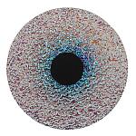 Бра круглое стеклянное с морозным эффектом Heterochromia варинант исполнения - 2 | Loft Concept в Краснодаре