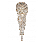 Люстра многоярусная каскадная с хрустальными подвесками Roul Crystal Light варинант исполнения - 6 | Loft Concept в Краснодаре