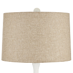 Торшер с белым каркасом и тканевыми абажуром Natural Stems варинант исполнения - 4 | Loft Concept в Краснодаре