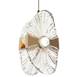 Подвесной светильник из хрусталя Fleuretta Crystal Gold Hanging Lamp варинант исполнения - 1 | Loft Concept в Краснодаре