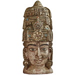 Арт-объект на стену Маска из массива акации Acacia Mask варинант исполнения - 4 | Loft Concept в Краснодаре