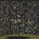 Обои ручная роспись St Laurent Casino metallic silk варинант исполнения - 2 | Loft Concept в Краснодаре