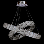 Люстра на 2 кольца с текстурной огранкой Reflection of Reality варинант исполнения - 6 | Loft Concept в Краснодаре