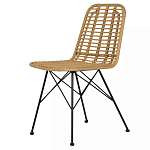 Стул с ротанговым плетением Wicker Stool без подлокотников варинант исполнения - 4 | Loft Concept в Краснодаре