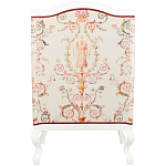 Кресло из массива бука бежевое с растительным орнаментом Raffael Beige Floral Armchair варинант исполнения - 2 | Loft Concept в Краснодаре