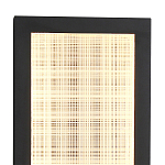 Светодиодное прямоугольное бра из металла черного цвета Lattice Lux варинант исполнения - 6 | Loft Concept в Краснодаре