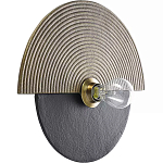 Круглый настенный фактурный светильник Textured Disc варинант исполнения - 1 | Loft Concept в Краснодаре