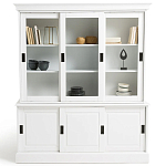 Витрина из массива сосны Cobbett White Wood Showcase варинант исполнения - 2 | Loft Concept в Краснодаре