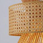 Подвесной светильник с абажуром из натуральных материалов Light Inside the Cell варинант исполнения - 4 | Loft Concept в Краснодаре
