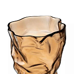 Ваза стеклянная фактурная Crumpled Vase 32 см варинант исполнения - 2 | Loft Concept в Краснодаре