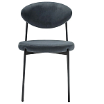 Стул металлический с мягкой спинкой и сиденьем из велюра Alfie Chair варинант исполнения - 5 | Loft Concept в Краснодаре