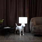 Лампа COLLECTION OF DOGS с абажуром Бультерьер варинант исполнения - 3 | Loft Concept в Краснодаре