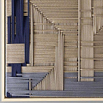 Аксессуар Геометрическая абстракция Figurative Beige Wall Hangings варинант исполнения - 1 | Loft Concept в Краснодаре