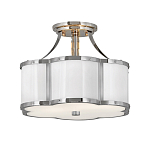 Потолочный светильник с декоративными заклепками Hinkley  варинант исполнения - 11 | Loft Concept в Краснодаре