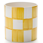 Кашпо из керамики с графическими принтами Brighter варинант исполнения - 5 | Loft Concept в Краснодаре