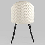 Мягкий стул в бежевом велюре Miruna Chair варинант исполнения - 4 | Loft Concept в Краснодаре