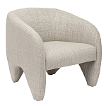 Дизайнерское кресло мягкое в белой обивке White Canvas варинант исполнения - 1 | Loft Concept в Краснодаре