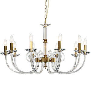 Люстра Twisted Glass Candles Chandelier 10