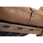 Двухместный диван Duncan винтажная коричневая кожа варинант исполнения - 3 | Loft Concept в Краснодаре