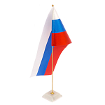 Флагшток на подставке из натурального камня Stone Flagpole варинант исполнения - 1 | Loft Concept в Краснодаре