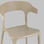 Бежевый стул из прочного PP-пластика JORIS варинант исполнения - 7 | Loft Concept в Краснодаре