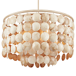 Люстра с каскадом из круглых декоративных элементов Texture Discs варинант исполнения - 2 | Loft Concept в Краснодаре