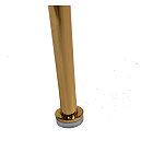 Стул велюровый хаки на золотистых металлических ножках Vendramin Chair варинант исполнения - 6 | Loft Concept в Краснодаре