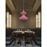 Подвесной вязаный розовый светильник «Моника» варинант исполнения - 2 | Loft Concept в Краснодаре